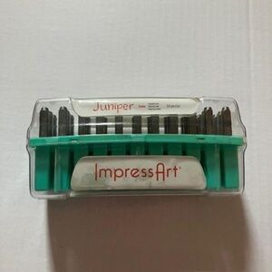 Impressart Uppercase Stamp Set, 3mm Juniper